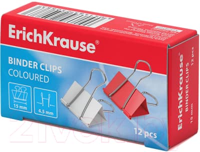 Зажим для бумаги Erich Krause 25088