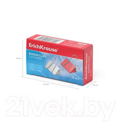 Зажим для бумаги Erich Krause 25089 6