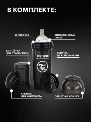 Бутылочка для кормления Twistshake Антиколиковая / 78043 3