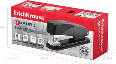 Степлер Erich Krause Quadro Half-Strip / 4662 5