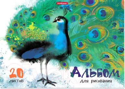 Альбом для рисования Erich Krause ArtBerry Птицы жарких стран / 43261