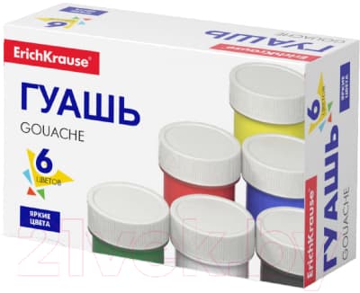 Гуашь Erich Krause Basic / 50543