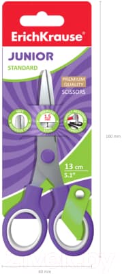 Ножницы канцелярские Erich Krause Junior / 35505 8