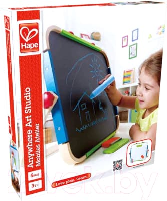 Мольберт детский Hape Для рисования / E1009_HP 5