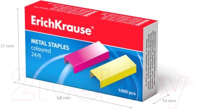 Скобы канцелярские Erich Krause 7145 5
