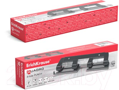 Дырокол Erich Krause Quadro / 4670 4