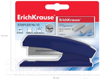 Степлер Erich Krause Elegance / 13905 6