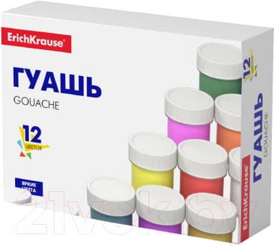 Гуашь Erich Krause Basic / 50544