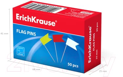 Булавки канцелярские Erich Krause 28232 7