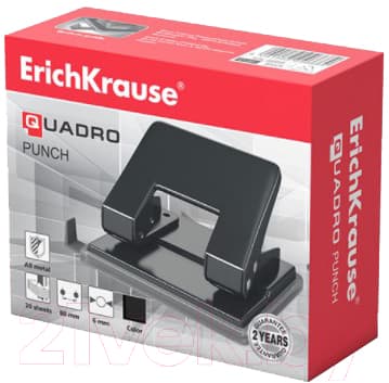 Дырокол Erich Krause Quadro / 4668 2