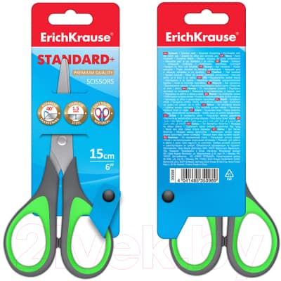Ножницы канцелярские Erich Krause Standard+ / 35098 5