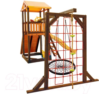 Игровой комплекс Perfetto Sport Pitigliano-11 + качели Паутина 8