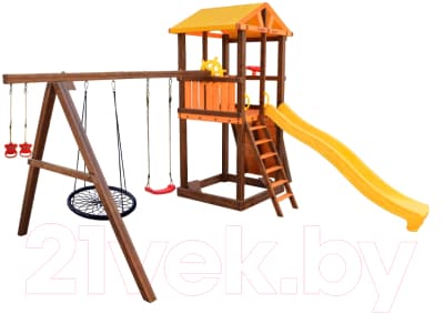 Игровой комплекс Perfetto Sport Pitigliano 5 + качели Паутина 6