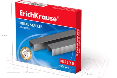 Скобы канцелярские Erich Krause 4558 5