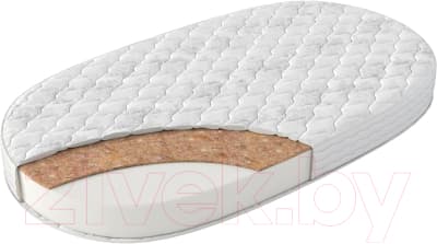 Матрас в кроватку Farfello Oval Lux 75x125x11
