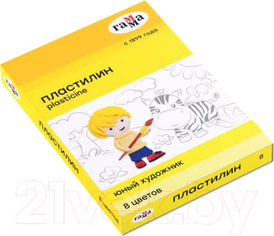 Пластилин ГАММА Юный художник / 280043 4