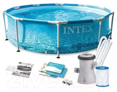 Каркасный бассейн Intex Metal Frame Beachside / 28208 (305х76) 2