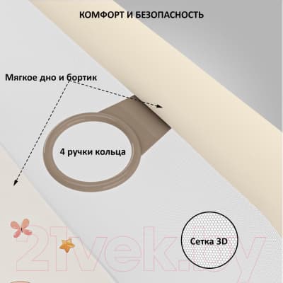 Игровой манеж GLOBEX Классик Мишки 4