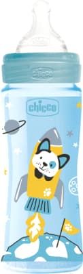 Бутылочка для кормления Chicco Well-Being Boy с силиконовой соской / 340728587 2