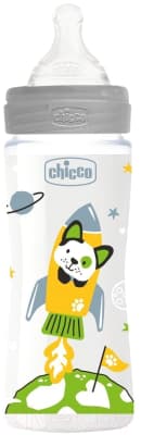 Бутылочка для кормления Chicco Well-Being Uni с силиконовой соской / 340728588 2