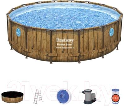 Каркасный бассейн Bestway Power Steel Swim Vista 56725 2