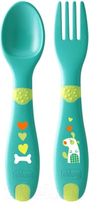 Набор столовых приборов для кормления Chicco 12 мес+ / 340624051