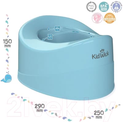 Детский горшок Kidwick Мини / KW010201 2