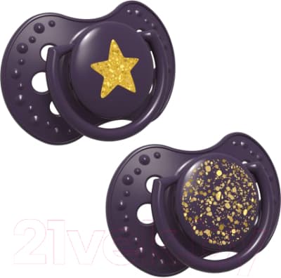 Набор пустышек Lovi Stardust динамичная / 22/892_violet