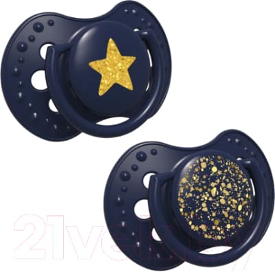 Набор пустышек Lovi Stardust динамичная / 22/893_blue