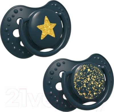 Набор пустышек Lovi Stardust динамичная / 22/893_green