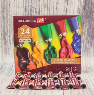 Масляные краски Brauberg 191457 8