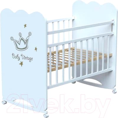 Детская кроватка VDK Baby Vintage колесо-качалка