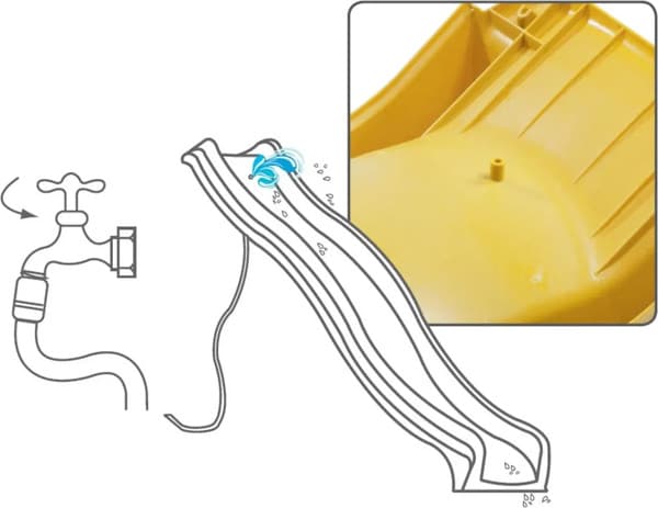 Скат для горки KBT Tweeb HDPE / 401.009.001.001 3