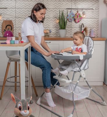Стульчик для кормления Polini Kids 252 Бегемотик / 0002354-03 9