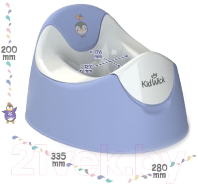 Детский горшок Kidwick Трио / KW090501 6