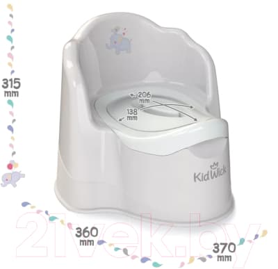 Детский горшок Kidwick Трон / KW070402 5