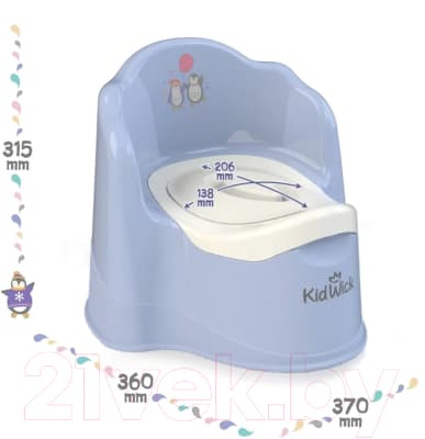 Детский горшок Kidwick Трон / KW070502 5
