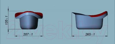 Детский горшок Kidwick Королевский / KW080104 7