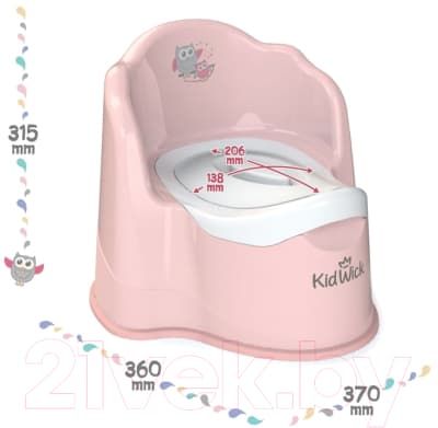 Детский горшок Kidwick Королевский / KW080304 7