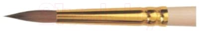 Кисть для рисования Roubloff Колонок круглая 0 / ЖК1-00.80Ж 2