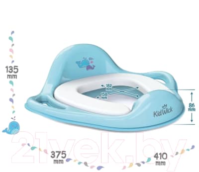 Детская накладка на унитаз Kidwick Шарк / KW130200 6