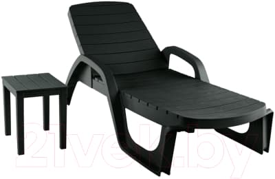 Шезлонг Ellastik Plast Прованс 190x70x32 2