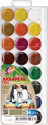 Акварельные краски ЛУЧ Zoo / 29С 1692-08