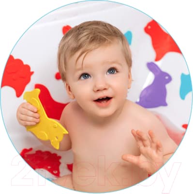 Набор ковриков для купания ROXY-KIDS Animals / RBM-010-CG 3
