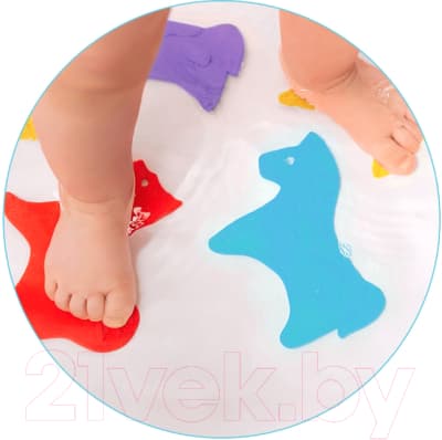 Набор ковриков для купания ROXY-KIDS Animals / RBM-010-CG 4