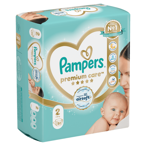 Подгузники детские Pampers Premium Care 2 Mini 8