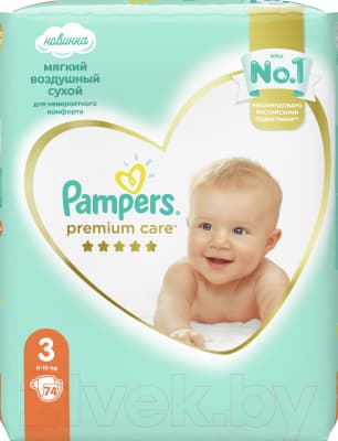 Подгузники детские Pampers Premium Care 3 Midi 2