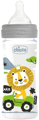 Бутылочка для кормления Chicco Well-Being Uni с силиконовой соской / 00028623300000