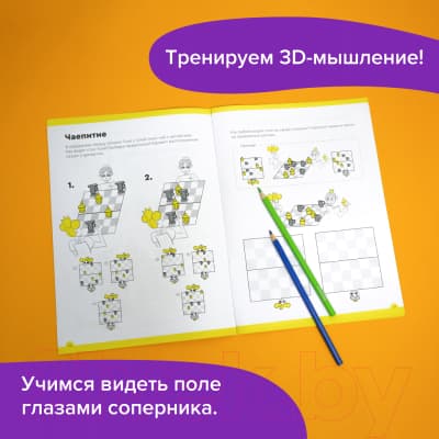 Рабочая тетрадь Реши-Пиши Игровое обучение. Основы шахмат и логика. Часть 3 / УМ605 3