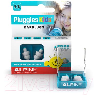 Защита для ушей ребенка Alpine Hearing Protection PluggiesKids / 111.31.150 4